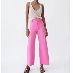 ZARA sailor marine pink jeans